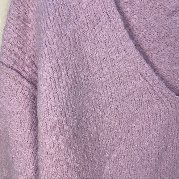 Free People Lofty Oversized Slouchy Alpaca Blend Boucle Pullover Sweater - Picture 4 of 15